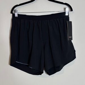 lululemon athletica Black Athletic Running Shorts